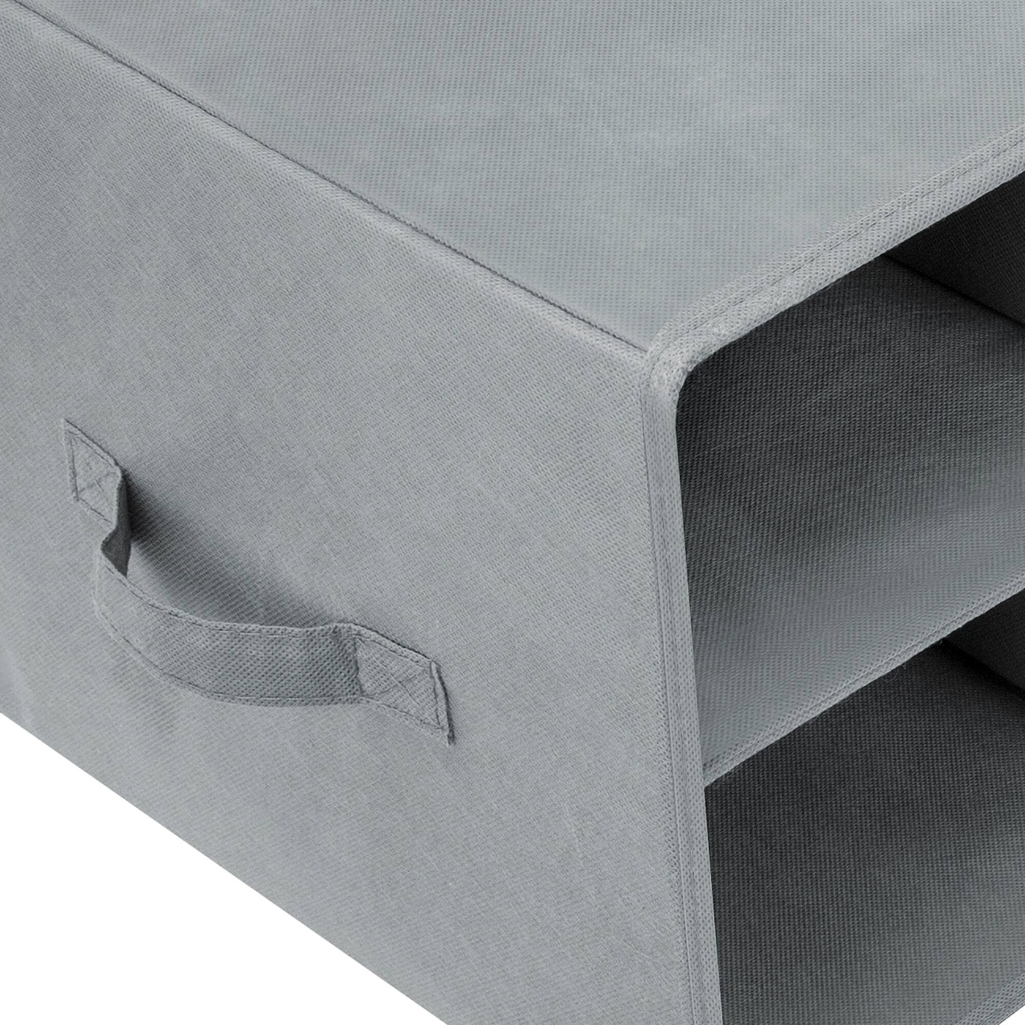 Sorbus 25" Gray Shoe Organizer Bin